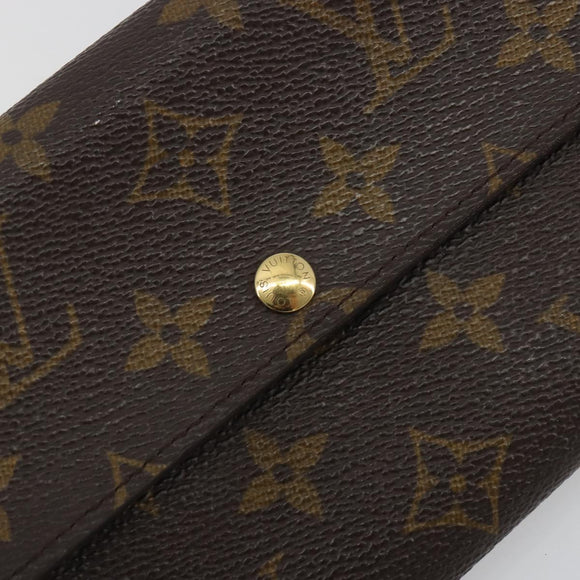 LOUIS VUITTON Pochette Porte Monnaie Credit Long Wallet M61726 LV Auth 194317A