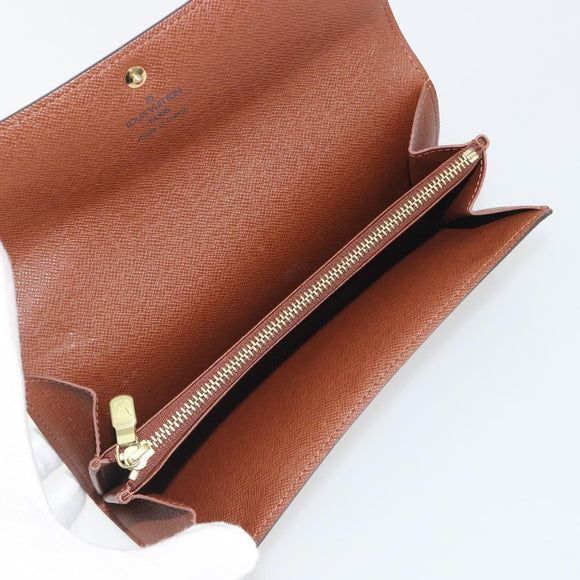 LOUIS VUITTON Pochette Porte Monnaie Credit Long Wallet M61726 LV Auth 194317A