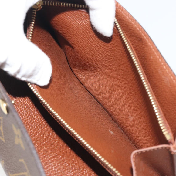 LOUIS VUITTON Pochette Porte Monnaie Credit Long Wallet M61726 LV Auth 194317A