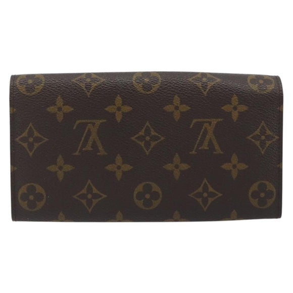 LOUIS VUITTON Pochette Porte Monnaie Credit Long Wallet M61726 LV Auth 194317A