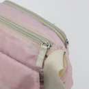 PRADA Shoulder Bag Nylon Pink Silver Auth 194319A-18