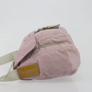 PRADA Shoulder Bag Nylon Pink Silver Auth 194319A-5