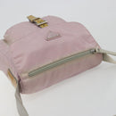 PRADA Shoulder Bag Nylon Pink Silver Auth 194319A-6