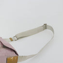 PRADA Shoulder Bag Nylon Pink Silver Auth 194319A-8