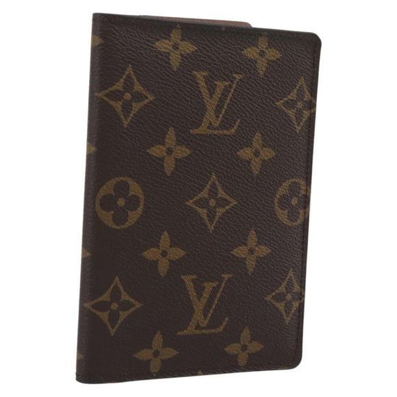 LOUIS VUITTON Monogram Couverture passport Passport Case M64502 LV Auth 194320