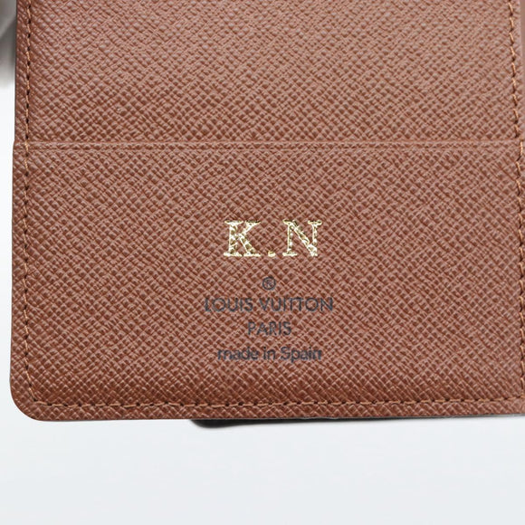 LOUIS VUITTON Monogram Couverture passport Passport Case M64502 LV Auth 194320