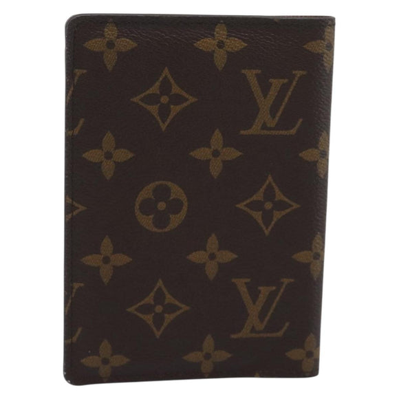 LOUIS VUITTON Monogram Couverture passport Passport Case M64502 LV Auth 194320