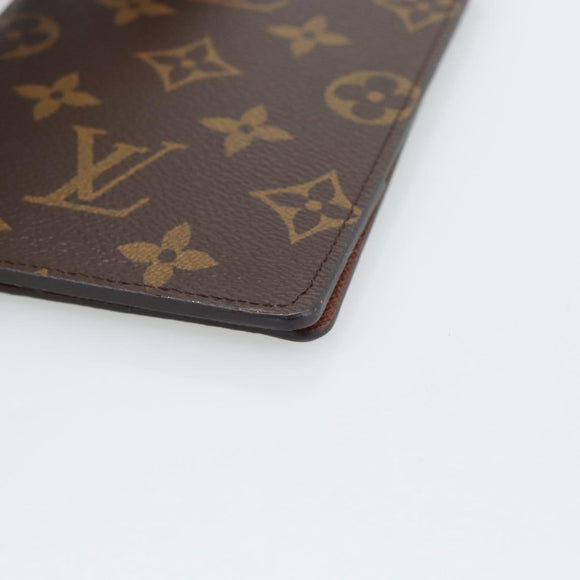 LOUIS VUITTON Monogram Couverture passport Passport Case M64502 LV Auth 194320