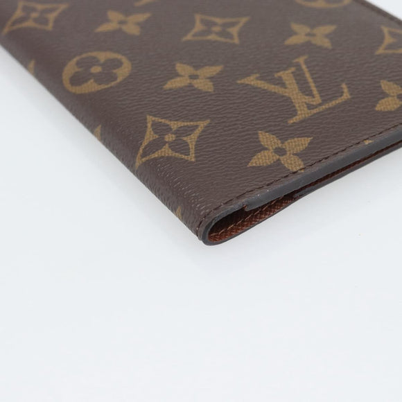 LOUIS VUITTON Monogram Couverture passport Passport Case M64502 LV Auth 194320