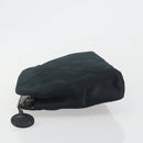 CHANEL Bicolore Clutch Bag Satin Black Gold CC Auth 194321-5