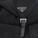 PRADA Backpack Nylon Black Silver Auth 194322-20