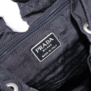 PRADA Backpack Nylon Black Silver Auth 194322-22