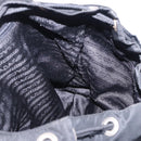 PRADA Backpack Nylon Black Silver Auth 194322-23