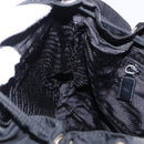 PRADA Backpack Nylon Black Silver Auth 194322-24