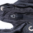 PRADA Backpack Nylon Black Silver Auth 194322-26