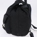 PRADA Backpack Nylon Black Silver Auth 194322-3