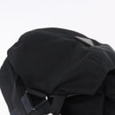 PRADA Backpack Nylon Black Silver Auth 194322-6