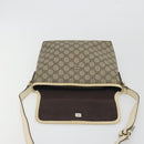 GUCCI GG Supreme Shoulder Bag PVC Beige Gold 223666 Auth 194327-10