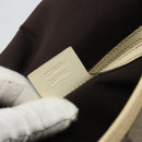 GUCCI GG Supreme Shoulder Bag PVC Beige Gold 223666 Auth 194327-12
