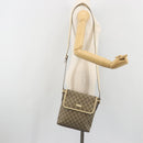 GUCCI GG Supreme Shoulder Bag PVC Beige Gold 223666 Auth 194327-22