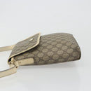 GUCCI GG Supreme Shoulder Bag PVC Beige Gold 223666 Auth 194327-4