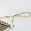 GUCCI GG Supreme Shoulder Bag PVC Beige Gold 223666 Auth 194327-8