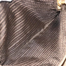 PRADA Chain Tote Bag Nylon Beige Gold Auth 194329-24