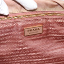 PRADA Hand Bag Nylon 2way Pink Gold Auth 194330-20