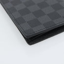 LOUIS VUITTON Damier Grafitte Portefeuille Braza Long Wallet N62665 Auth 194331A-11