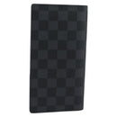 LOUIS VUITTON Damier Grafitte Portefeuille Braza Long Wallet N62665 Auth 194331A-3