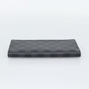 LOUIS VUITTON Damier Grafitte Portefeuille Braza Long Wallet N62665 Auth 194331A-5