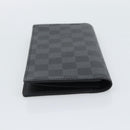 LOUIS VUITTON Damier Grafitte Portefeuille Braza Long Wallet N62665 Auth 194331A-6