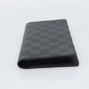 LOUIS VUITTON Damier Grafitte Portefeuille Braza Long Wallet N62665 Auth 194331A-7