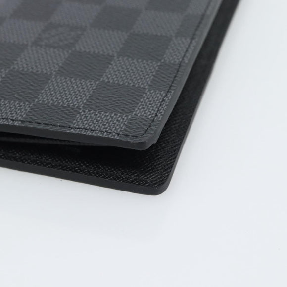LOUIS VUITTON Damier Grafitte Portefeuille Braza Long Wallet N62665 Auth 194331A