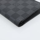LOUIS VUITTON Damier Grafitte Portefeuille Braza Long Wallet N62665 Auth 194331A-9
