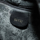 GUCCI Bamboo Hand Bag Leather Black Gold 001 2684 1657 Auth 194334-19