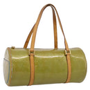 LOUIS VUITTON Monogram Vernis Bedford Hand Bag Baby Blue M91007 LV Auth 194339-1