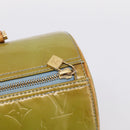 LOUIS VUITTON Monogram Vernis Bedford Hand Bag Baby Blue M91007 LV Auth 194339-10
