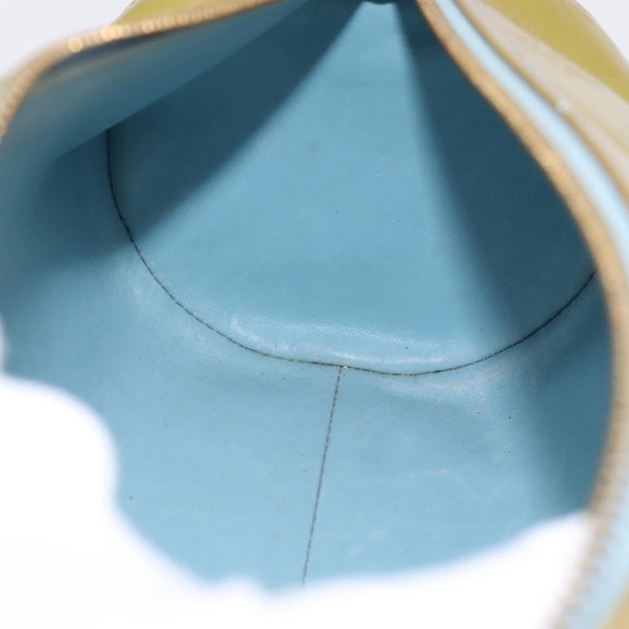 LOUIS VUITTON Monogram Vernis Bedford Hand Bag Baby Blue M91007 LV Auth 194339