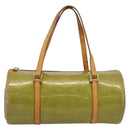 LOUIS VUITTON Monogram Vernis Bedford Hand Bag Baby Blue M91007 LV Auth 194339-13