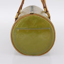 LOUIS VUITTON Monogram Vernis Bedford Hand Bag Baby Blue M91007 LV Auth 194339-3