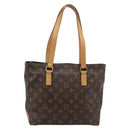 LOUIS VUITTON Monogram Cabas Piano Tote Bag M51148 LV Auth 194343V-2