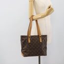 LOUIS VUITTON Monogram Cabas Piano Tote Bag M51148 LV Auth 194343V-22