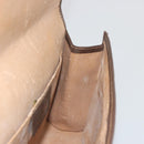 GUCCI GG Supreme Web Sherry Line Bag PVC Beige Gold 156 01 030 Auth 194344-17