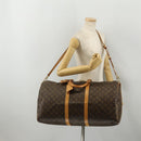 LOUIS VUITTON Monogram Keepall Bandouliere 55 Boston Bag M41414 LV Auth 194346V-25