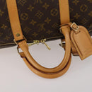 LOUIS VUITTON Monogram Keepall Bandouliere 55 Boston Bag M41414 LV Auth 194346V-9