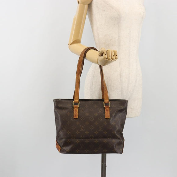 LOUIS VUITTON Monogram Cabas Piano Tote Bag M51148 LV Auth 194347