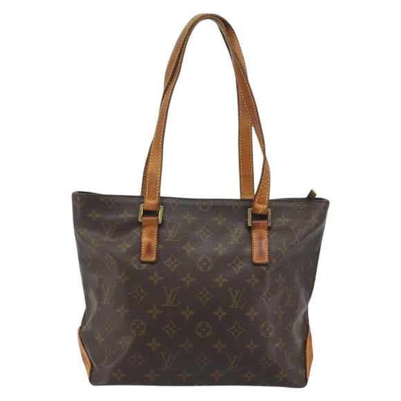 LOUIS VUITTON Monogram Cabas Piano Tote Bag M51148 LV Auth 194347