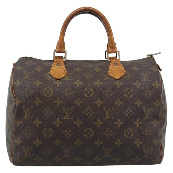 LOUIS VUITTON Monogram Speedy 30 Hand Bag M41526 LV Auth 194349
