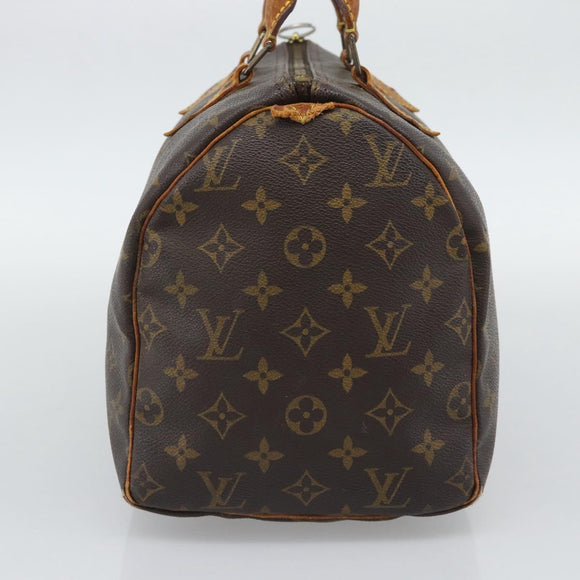 LOUIS VUITTON Monogram Speedy 30 Hand Bag M41526 LV Auth 194349